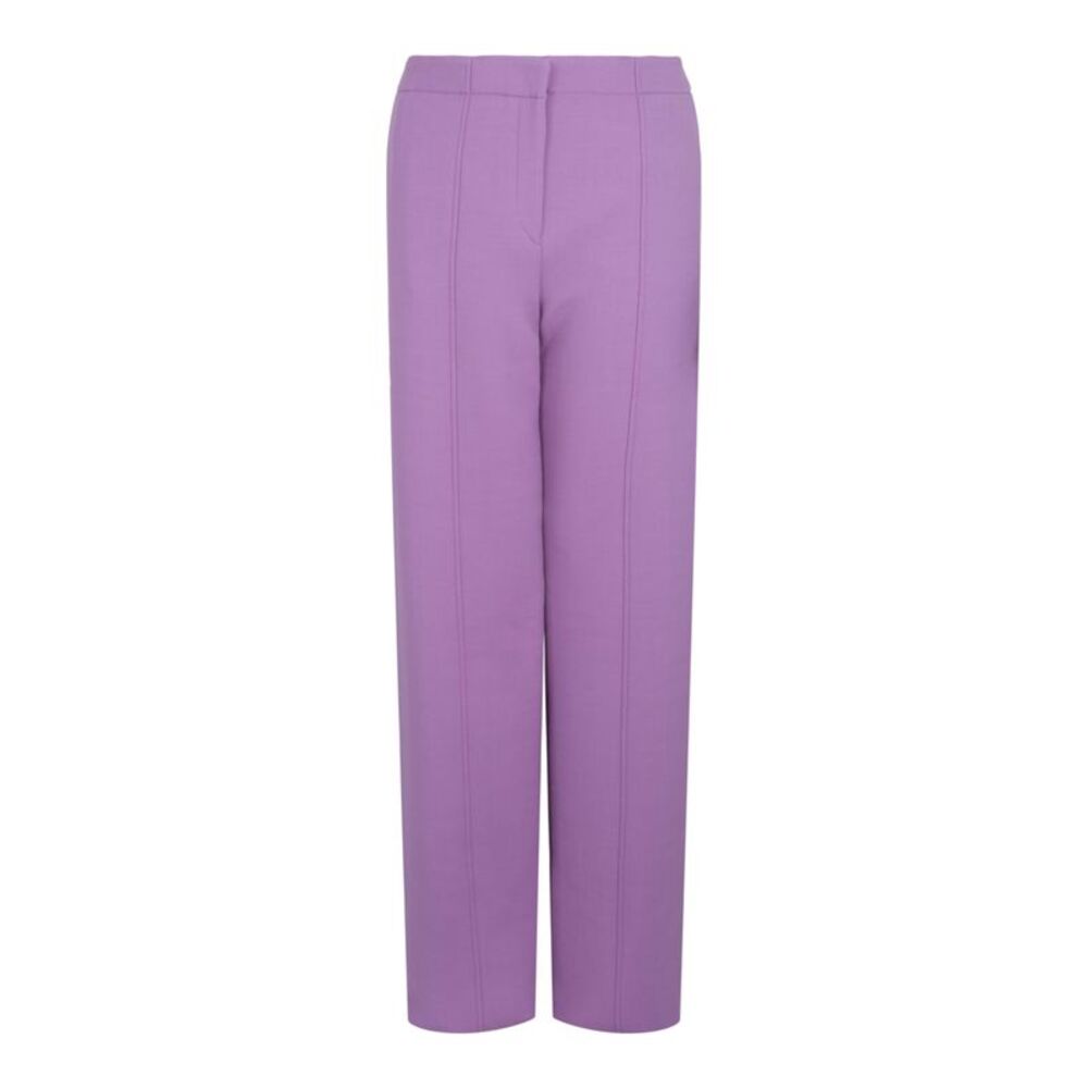 Ferragamo Straight-Leg Trousers Purple Womens